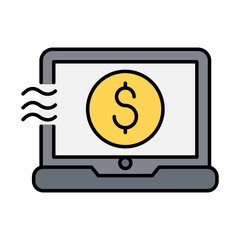 Online banking icon