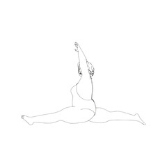 Beautiful plus size woman wearing underwear or swimsuit. Body positive concept. Attractive overweight girl jumping. For Fat acceptance movement.