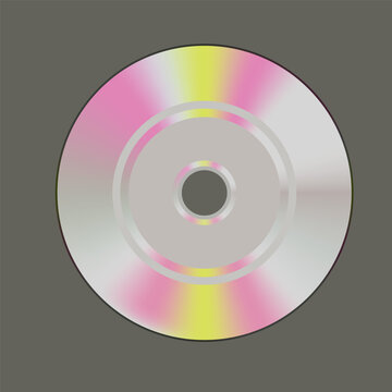 CD disk round shape for use