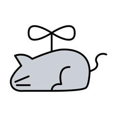 Cat toy icon