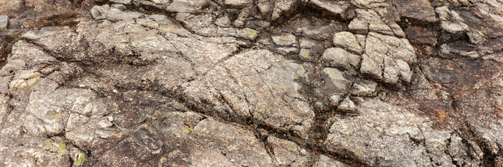 Natural rock background. Panoramic image