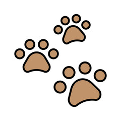 Cat footprint icon