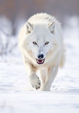 The Wolf Gaze, A Moment of Life in the Arctic Wilderness. 