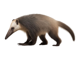 Anteater on transparent background