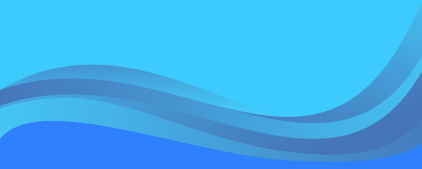 modern blue abstract gradient banner background