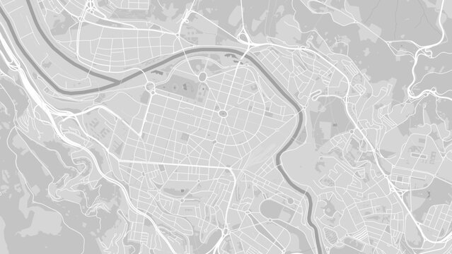Map of Bilbo, Spanish city