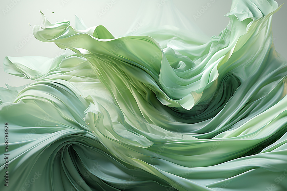Aufkleber new album with hk by lil_he & yu_liu, in thestyle of naturalistic rendering, organic flowing forms,l