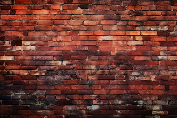 Brick wall background texture. Generative AI