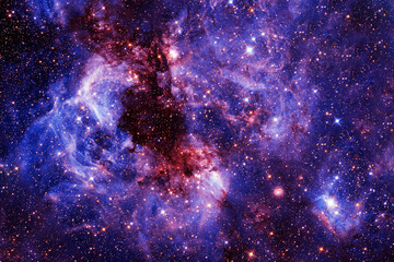 Beautiful space nebula. Elements of this image furnishing NASA.