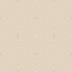 Fototapeta na wymiar Trendy minimalist seamless pattern with abstract creative geometric composition