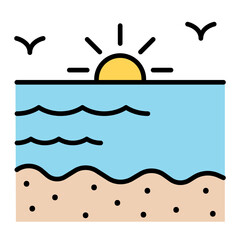 Sunset icon