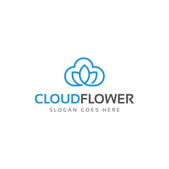 Cloud Flower Logo