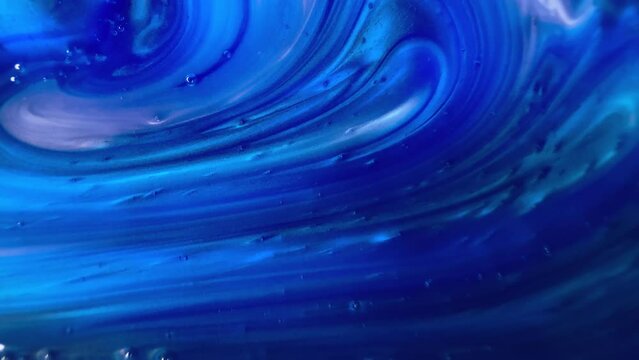 Abstract background of water waves, water ripples, marble, moving colorful liquid paint. Colorful marble liquid waves. Beautiful blue liquid art 3D Abstract Design Colorful marble video