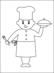 Thanksgiving coloring pages for kids with turkey and pumpkin black and white activity worksheet