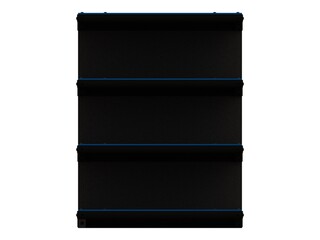 Aluminum Wall Mount Shelving 3D model