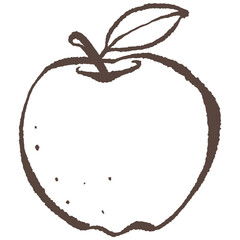Apple hand drawn vector