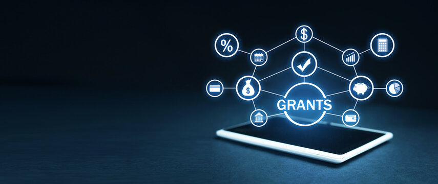 Concept Of Grants. Business. Finance