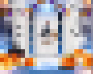 Colored Traditional House Front Concept