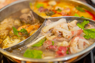 Shabu hot pot set Japanese style hot pot shabu
