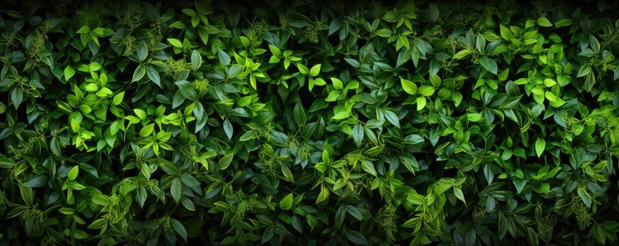 Fresh green leaves background of Siamese rough bush or Tooth brush tree (Streblus Asper Lour) as nature background or natural wallpaper