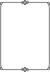 vector frames black on a white background