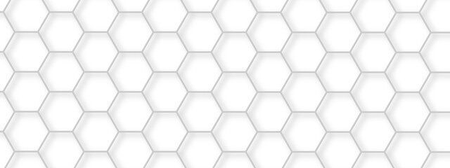  abstract white hexagon background design a white  honeycomb grid pattern. . geometric background .