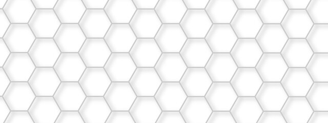  abstract white hexagon background design a white  honeycomb grid pattern. . geometric background .