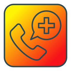 Obraz premium Call Log Icon