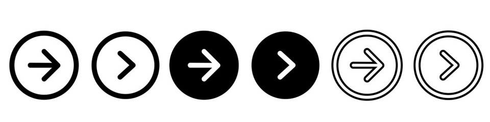 Arrow vector icon. Sign Direction illustration sign. Next symbol. Orientation logo.