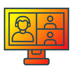 Video Conference Icon