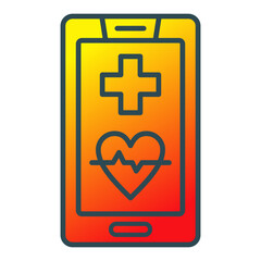 Obraz premium Medical App Icon