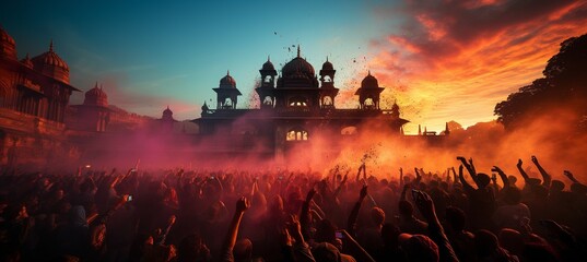 Indian Holi Festival.