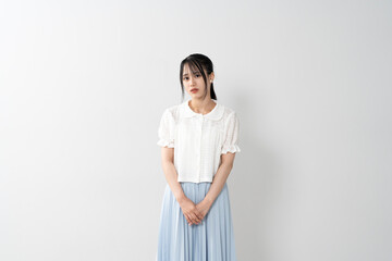 若い爽やかな女性
