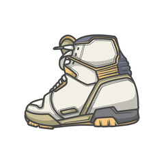 youth sneakers, icon design, and can be used for product illustration