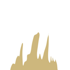 Fototapeta premium Stalagmite Illustration Vector