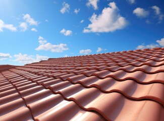 New roof, in sandwich panel similar to the tile, more beautiful and insulated