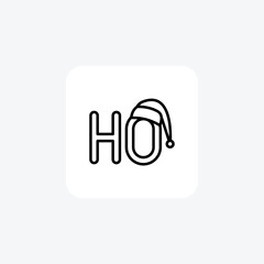 Capturing Christmas Magic in Line Icon