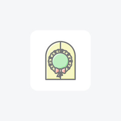 Discovering Elegance Within Cupboard Spaces Awesome Lineal Icon