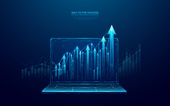 Laptop With Graph Images – Browse 545,886 Stock Photos, Vectors, and ...