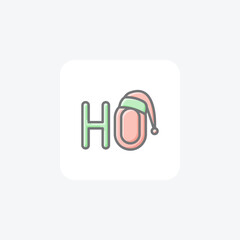 Capturing Christmas Magic in Awesome Lineal Icon