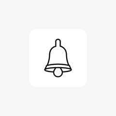 Melodious Christmas Bell Line Icon