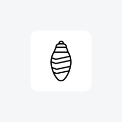 Festive Christmas Berries Line Icon