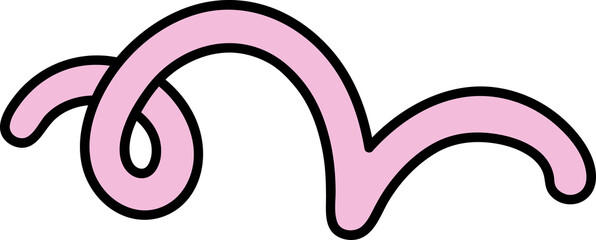 Obraz premium Groovy doodle illustration