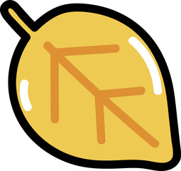 Fototapeta premium Groovy fall season illustration