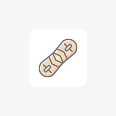 Festive Christmas Awesome Lineal Icon