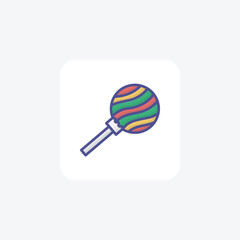 Magical Christmas Filled Outline Icon