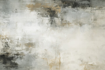 Fototapeta na wymiar Abstract oil painted textured canvas background. Neutral colors grunge artistic decorative backdrop.