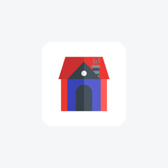Charming House Flat Icon