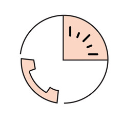 customer service icon logo  - isolated vector icon