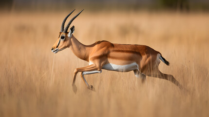 impala antelope in savanna